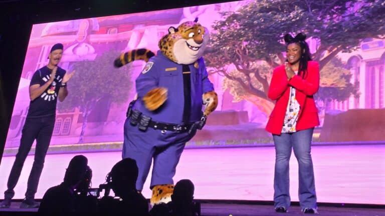 New Zootopia Show at Disney's Animal Kingdom will Feature Clawhauser Animatronic