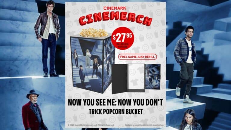 Trick Popcorn Bucket Coming to Cinemark for Now You See Me: Now You Don't