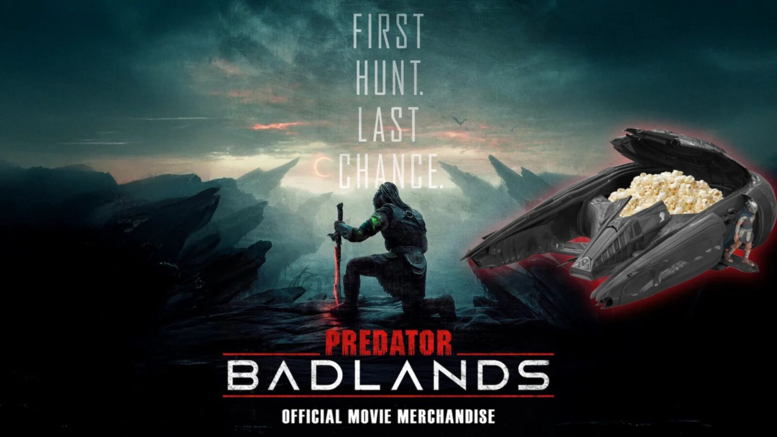 Available Online Join The Hunt for the 'Predator: Badlands' Scout Ship Popcorn Bucket