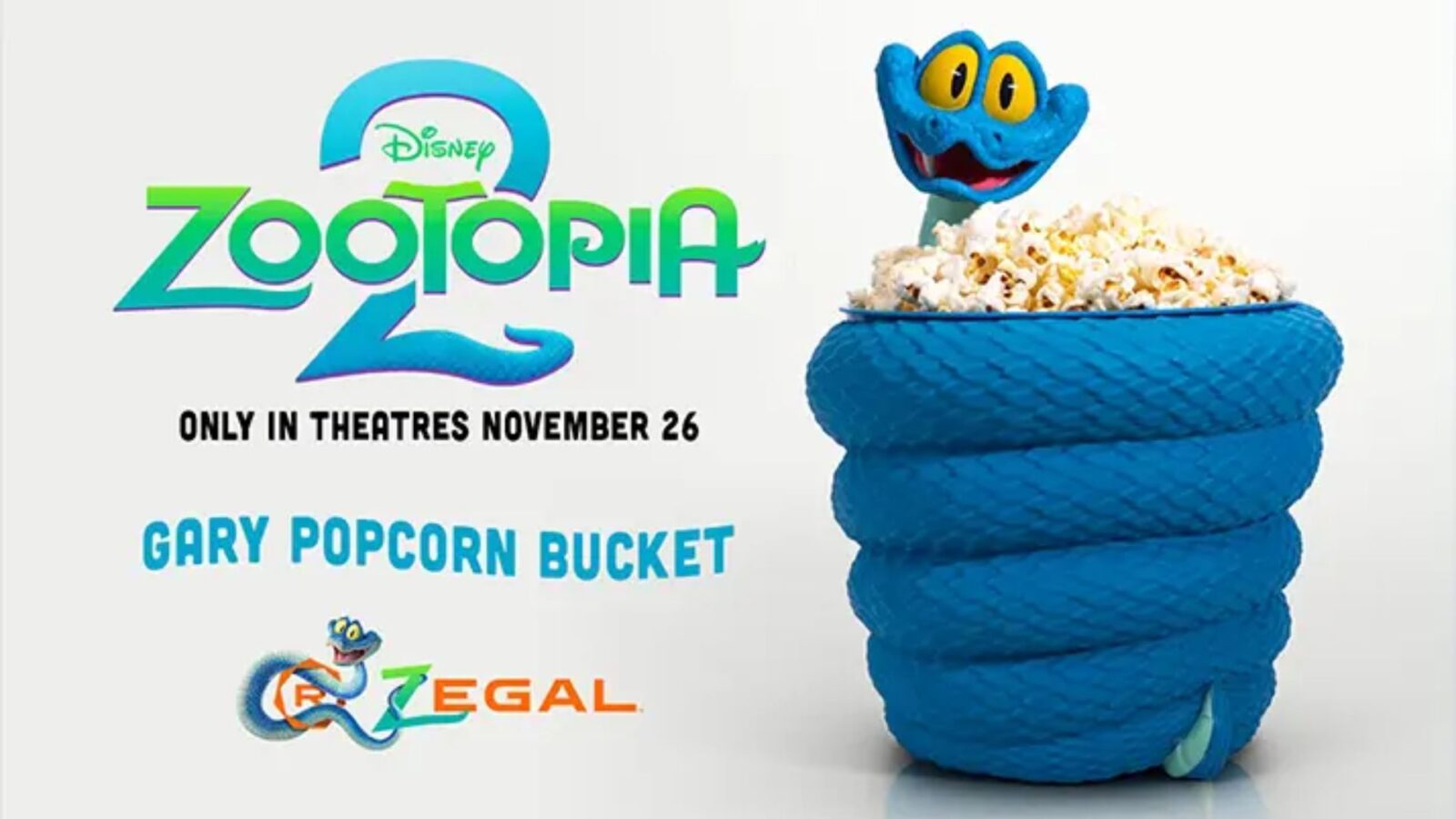 The Wild Collectibles All the Zootopia 2 Popcorn Buckets Featuring Gary the Snake Flash and a Nick  Judy Tin