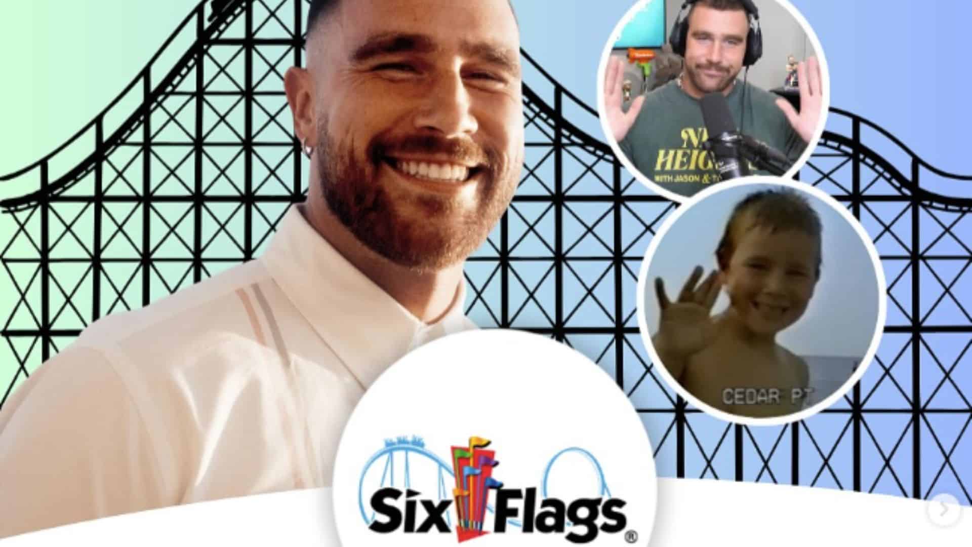 Travis Kelce Enter the Theme Park Business Buys Stake in Six Flags