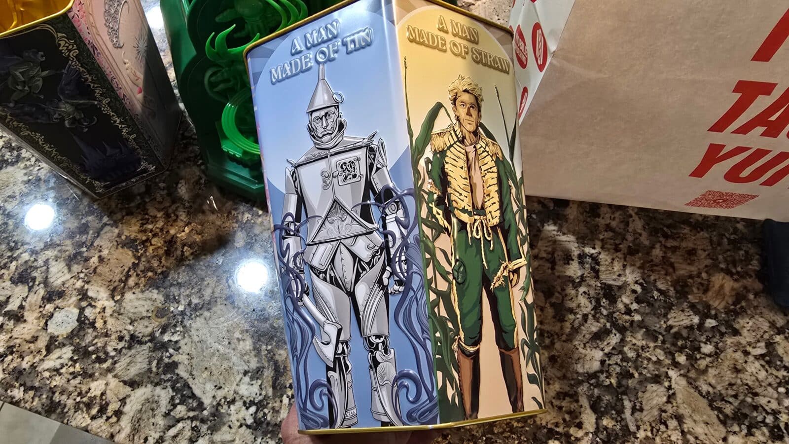 Hexagon Yellow Brick Road 130 oz Popcorn Tin 50