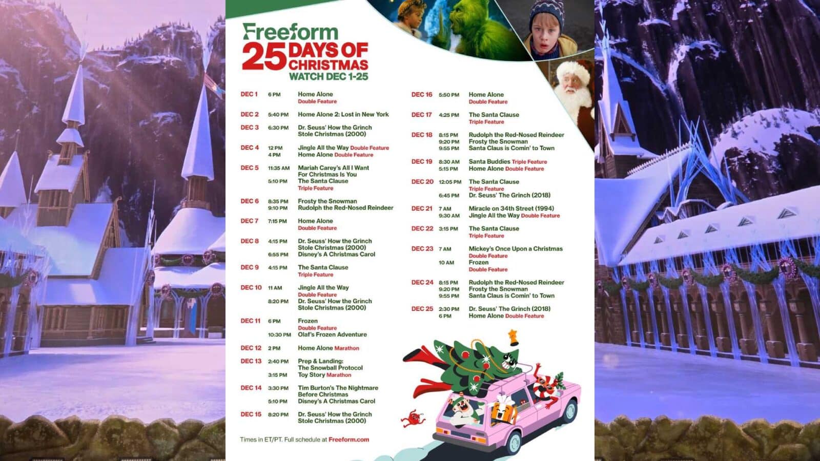 25 Days of Christmas Returns to Freeform December 1st 2025'25 Days of Christmas' Returns to Freeform December 1st 2025