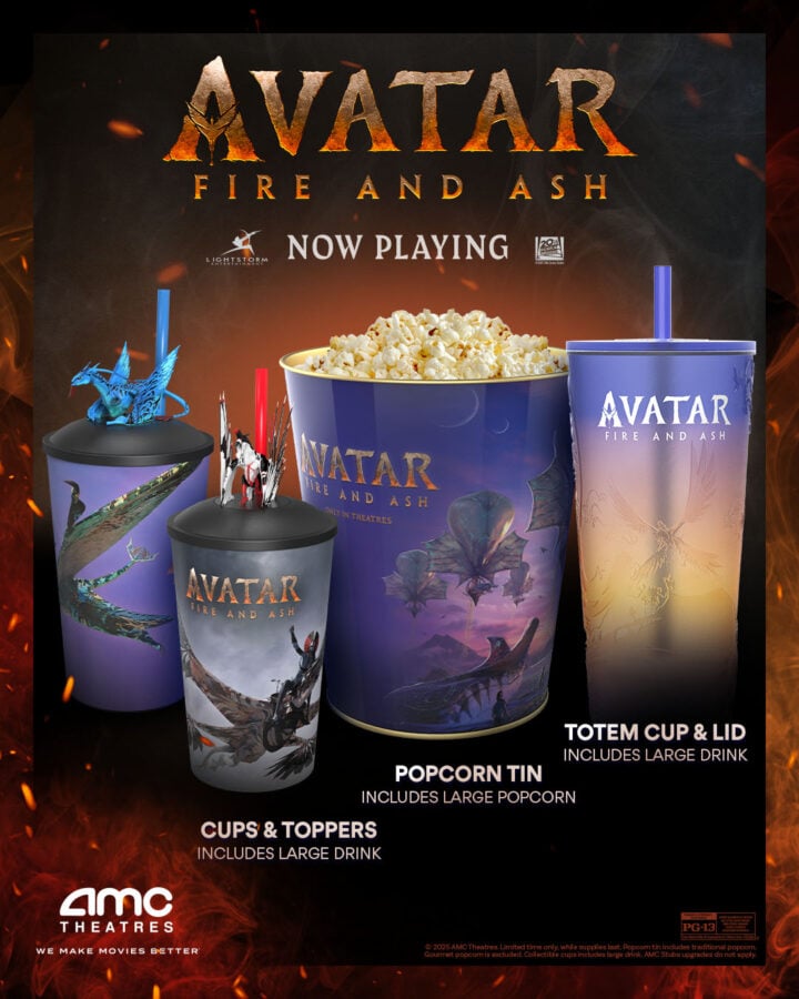 Avatar Fire  Ash Popcorn Buckets Announced as Tickets Go On Sale