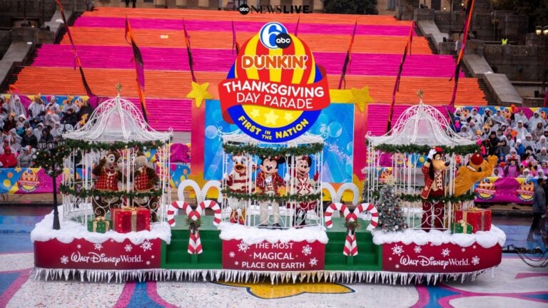 Mickey & Friends, WDW Ambassador Serena Arvizu, and Santa Lead the Nation's First Thanksgiving Day Parade