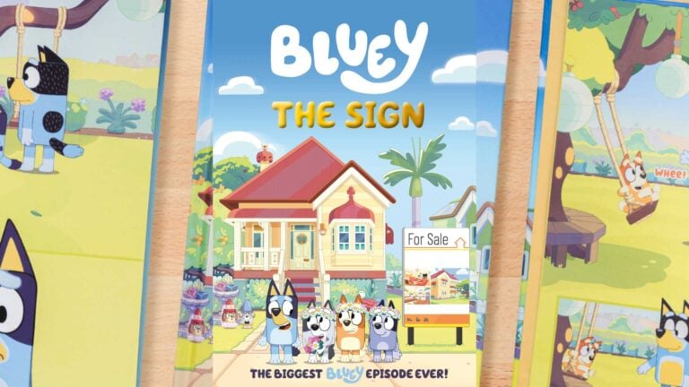 First Ever Bluey Graphic Novel! ‘Bluey: The Sign’