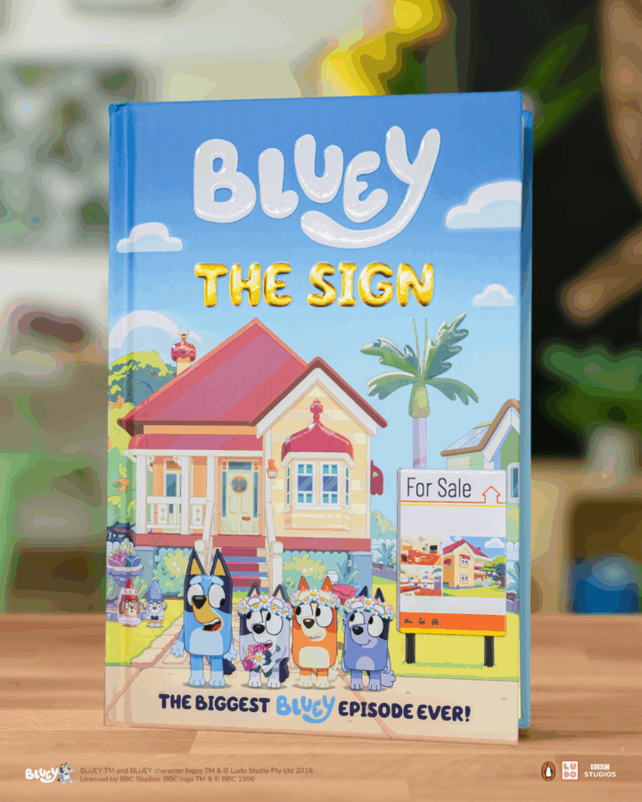 First Ever Bluey Graphic Novel 'Bluey: The Sign'
