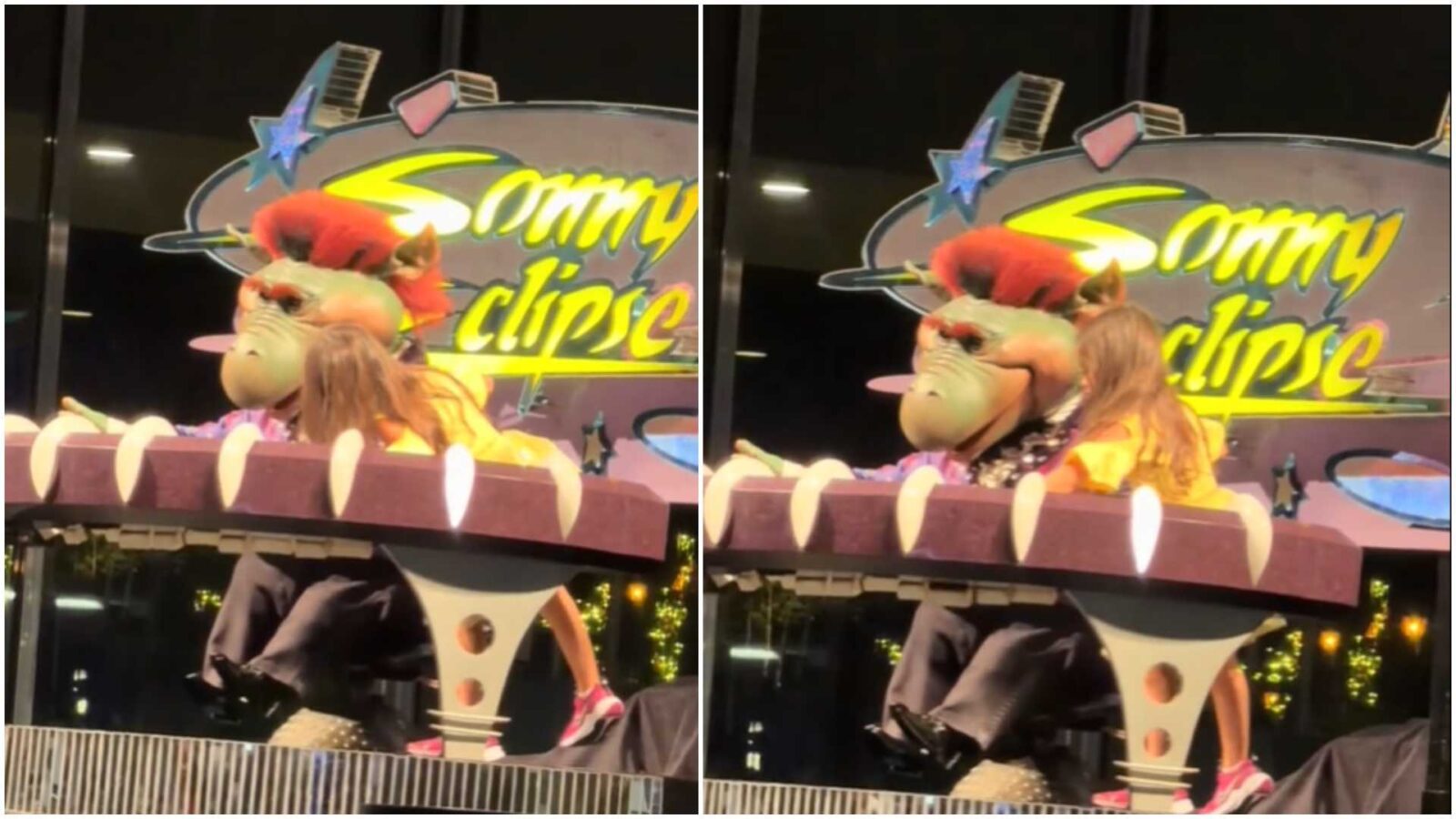 Child Told to Get on Stage with Sonny Eclipse Animatronic at Walt Disney World