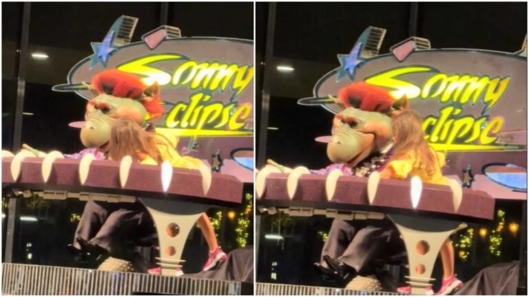 Child Told to Get on Stage with Sonny Eclipse Animatronic at Walt Disney World