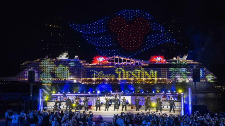 Disney Christens New Ship 'Destiny' with Heroic Fanfare