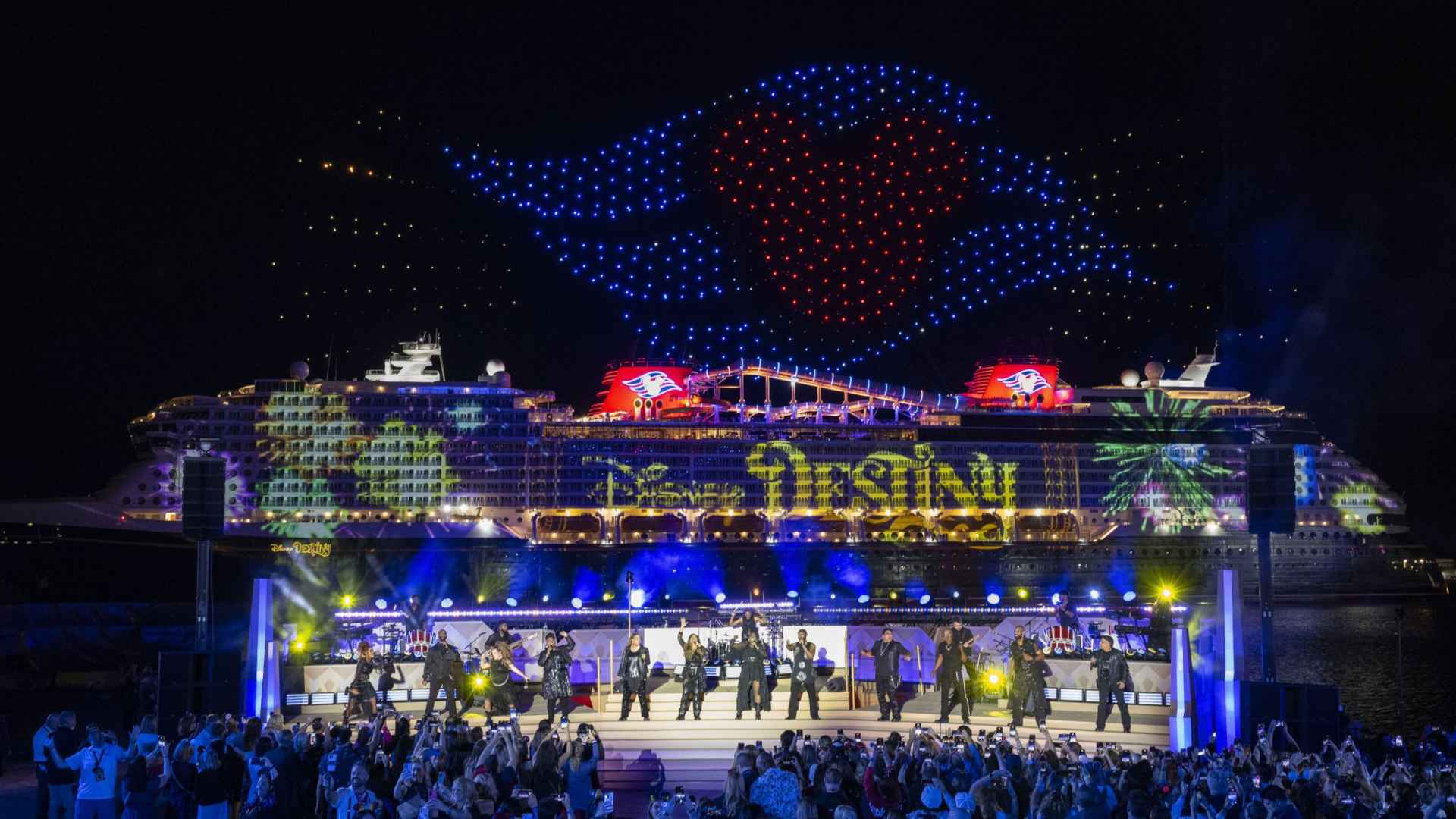 Disney Christens New Ship 'Destiny' with Heroic Fanfare