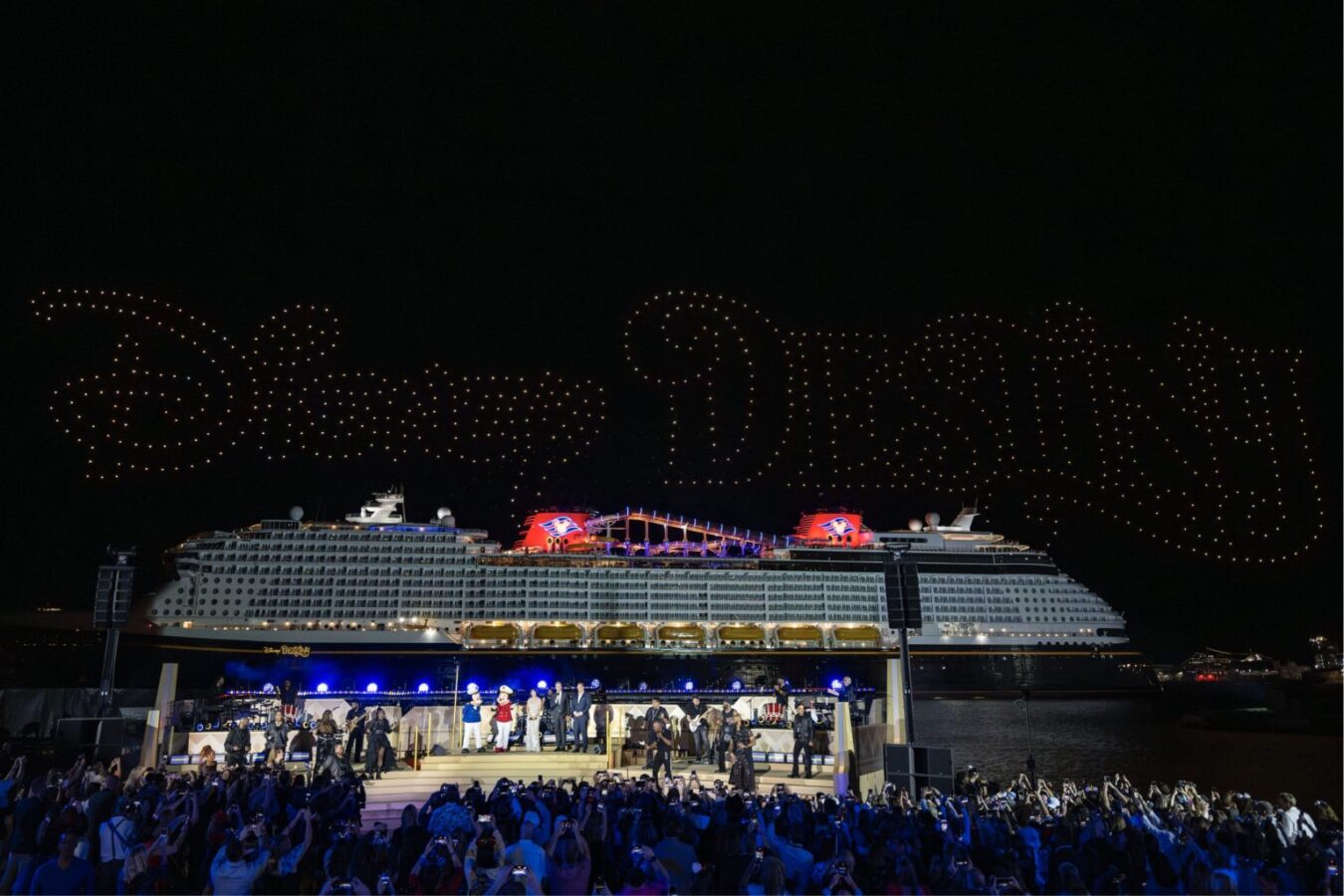 Disney Christens New Ship 'Destiny' with Heroic Fanfare