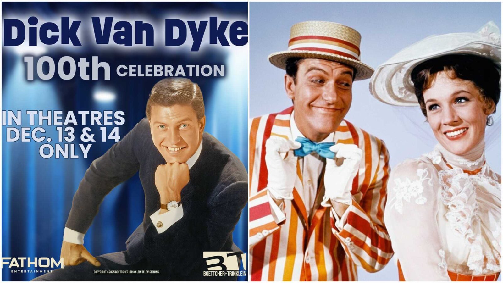 Disney Legend Dick Van Dyke's 100th Birthday Celebration from Fathom Entertainment: Trailer and Tickets On Sale Now!