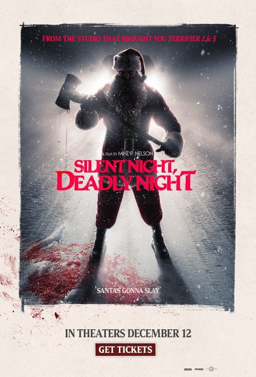 Your Christmas Gift is a Nightmare SILENT NIGHT DEADLY NIGHT Popcorn Bucket Tin Drops at AMC