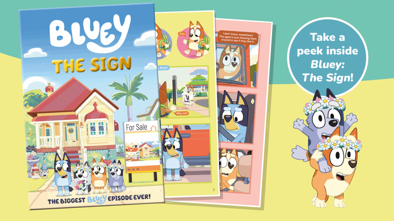 First Ever Bluey Graphic Novel 'Bluey: The Sign'