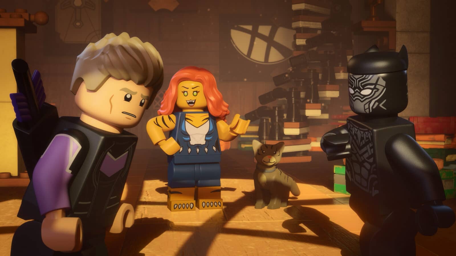 Meow velous' Brick-tacular: LEGO Marvel Avengers Only on Disney+ Cats -vs- Avengers November 14th