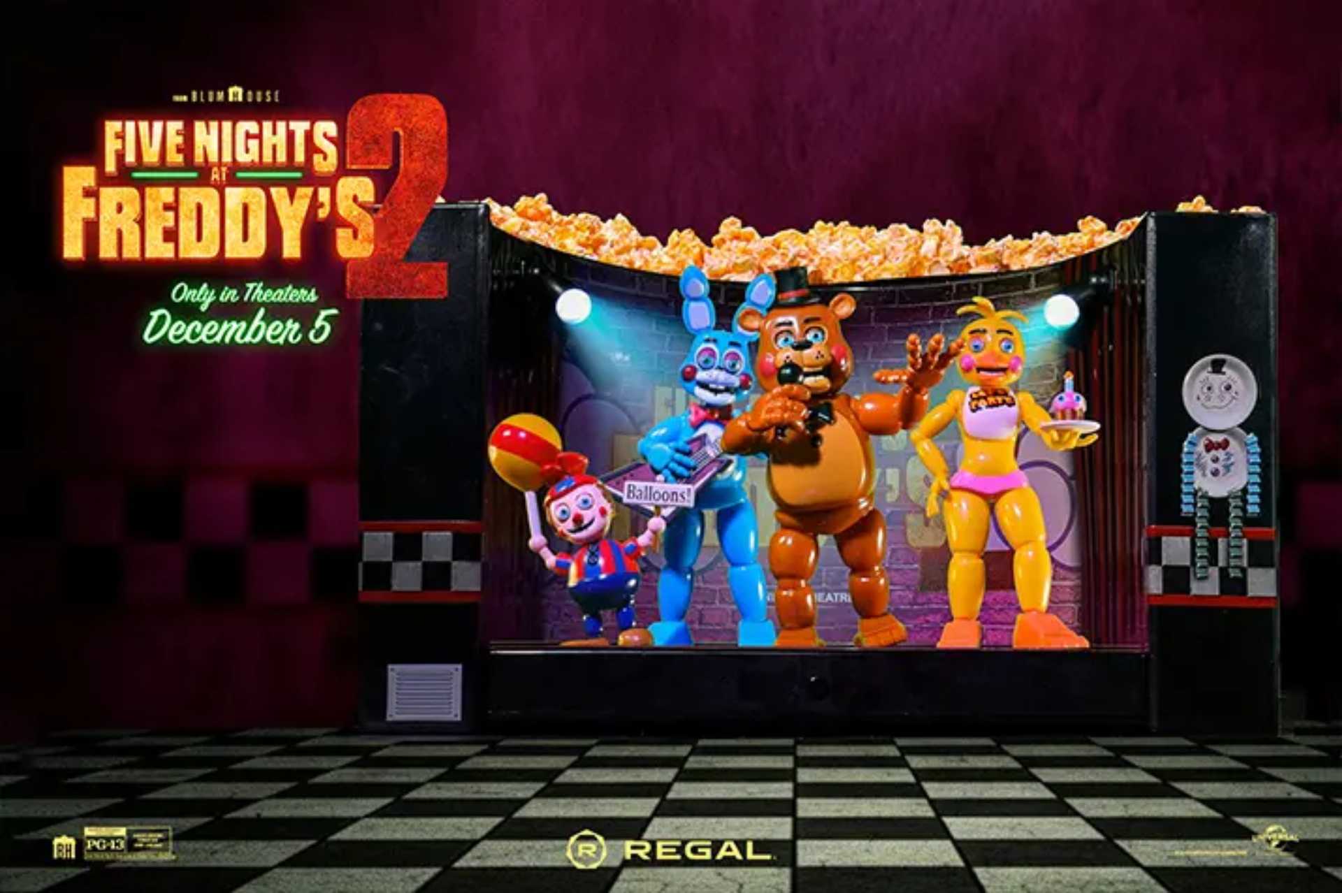Five Nights At Freddy's 2 FNAF popcorn Buckets