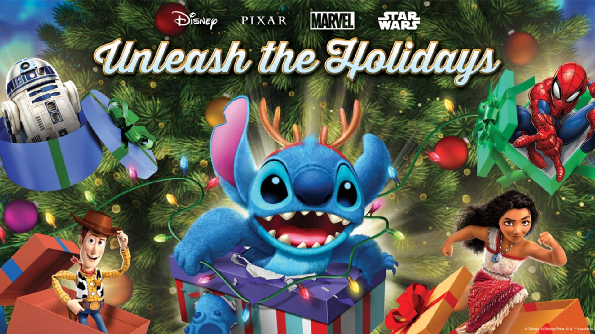 Stitch Starts Holidays Early in Disney's Unleash the Holidays' Campaign