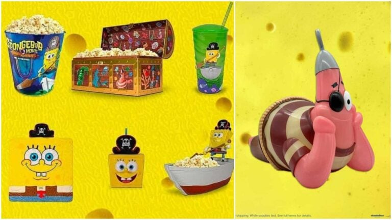 I'M READY! First Look at The SpongeBob Movie: Search for SquarePants Popcorn Buckets and Sippers