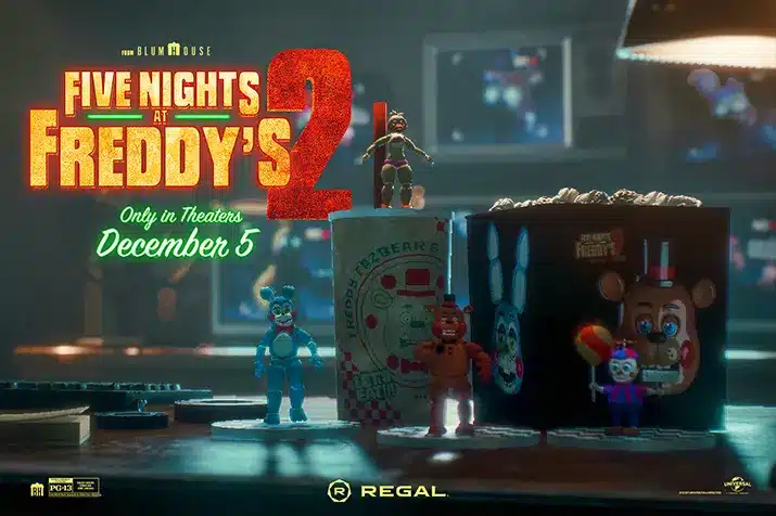 fnaf2collectiblecombo Fantasy Land News 'Five Nights at Freddy's 2' Popcorn Buckets Revealed as Tickets Go Live