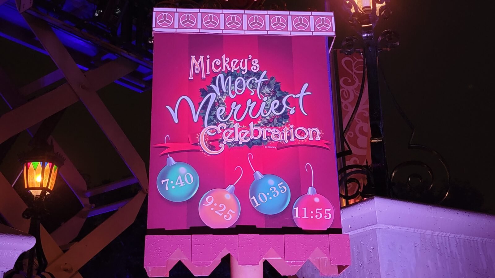 Mickey's Most Merriest Celebration Showing Nightly at Magic Kingdom