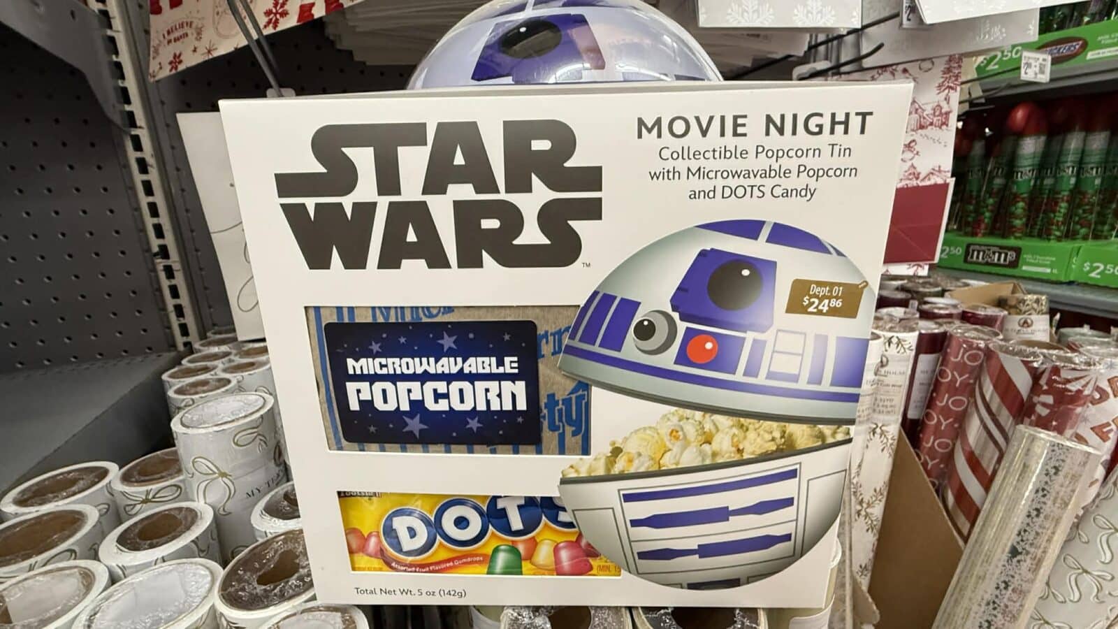 New Star Wars R2D2 Popcorn Bucket Gift Set at Walmart