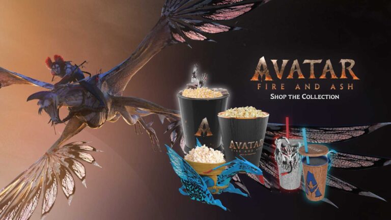 Marcus Theatres Exclusive &#039;Avatar: Fire &amp; Ash&#039; Popcorn Buckets &amp; Tumblers Online