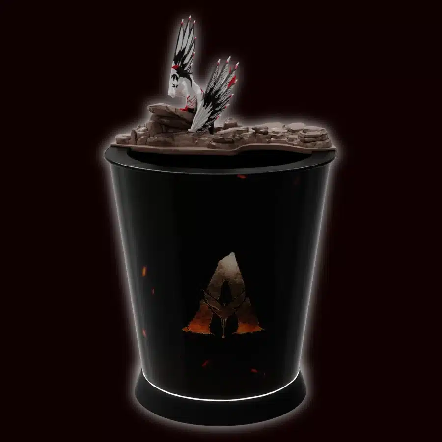 BKTDWBAVATARBANSHEEFIRELED01 Fantasy Land News Avatar Fire and Ash 95oz Banshee LED Double Wall Popcorn Bucket 99