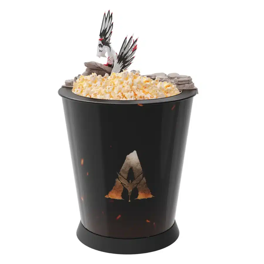 BKTDWBAVATARBANSHEEFIREPOPCORN Fantasy Land News Avatar Fire and Ash 95oz Banshee LED Double Wall Popcorn Bucket 99