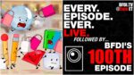 Countdown to BFDI 100th Episode is Streaming Now! TPOT 21? BFDIA 24 ...