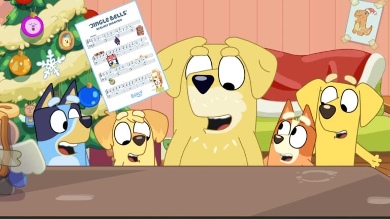 Bluey's Christmas Surprise! Sing Jingle Bells With Bluey, Lucky, and Lucky's Dad on Disney+