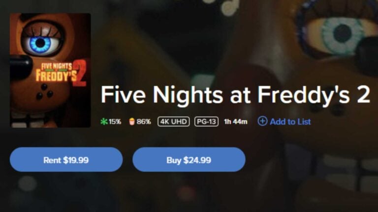 FNAF 2 Hits Digital Just 18 Days After Successful Theatrical Debut