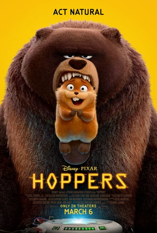 HOPPERS DISNEY AND PIXAR March 6 2026