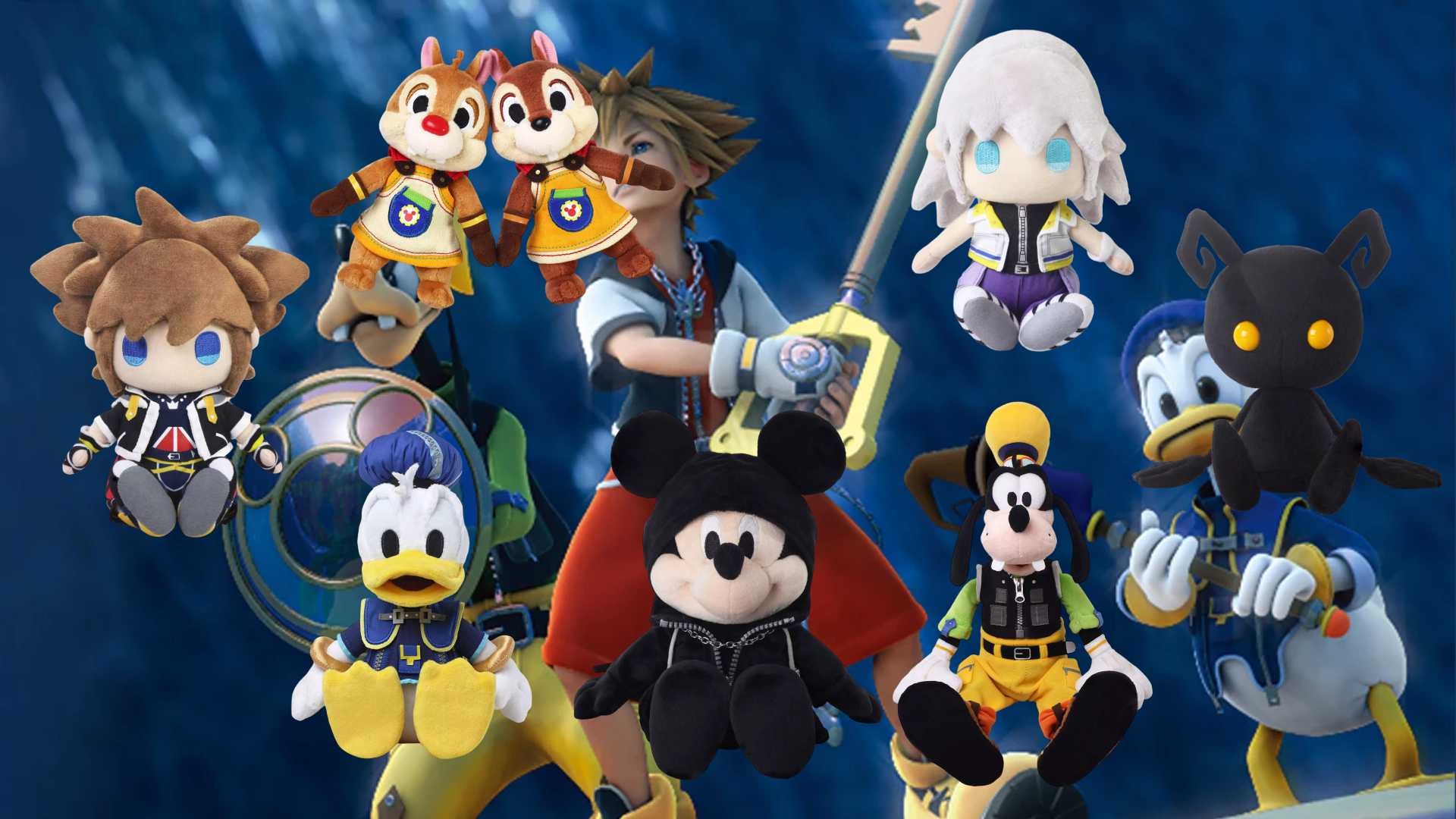 Kingdom Hearts Gets Shop on Disney Store JP with Plush Sora, Riku, Mickey &amp; Friends