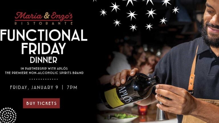 Maria and Enzo’s at Disney Springs Celebrates Dry January with 'Functional Friday Dinner' on the 9th