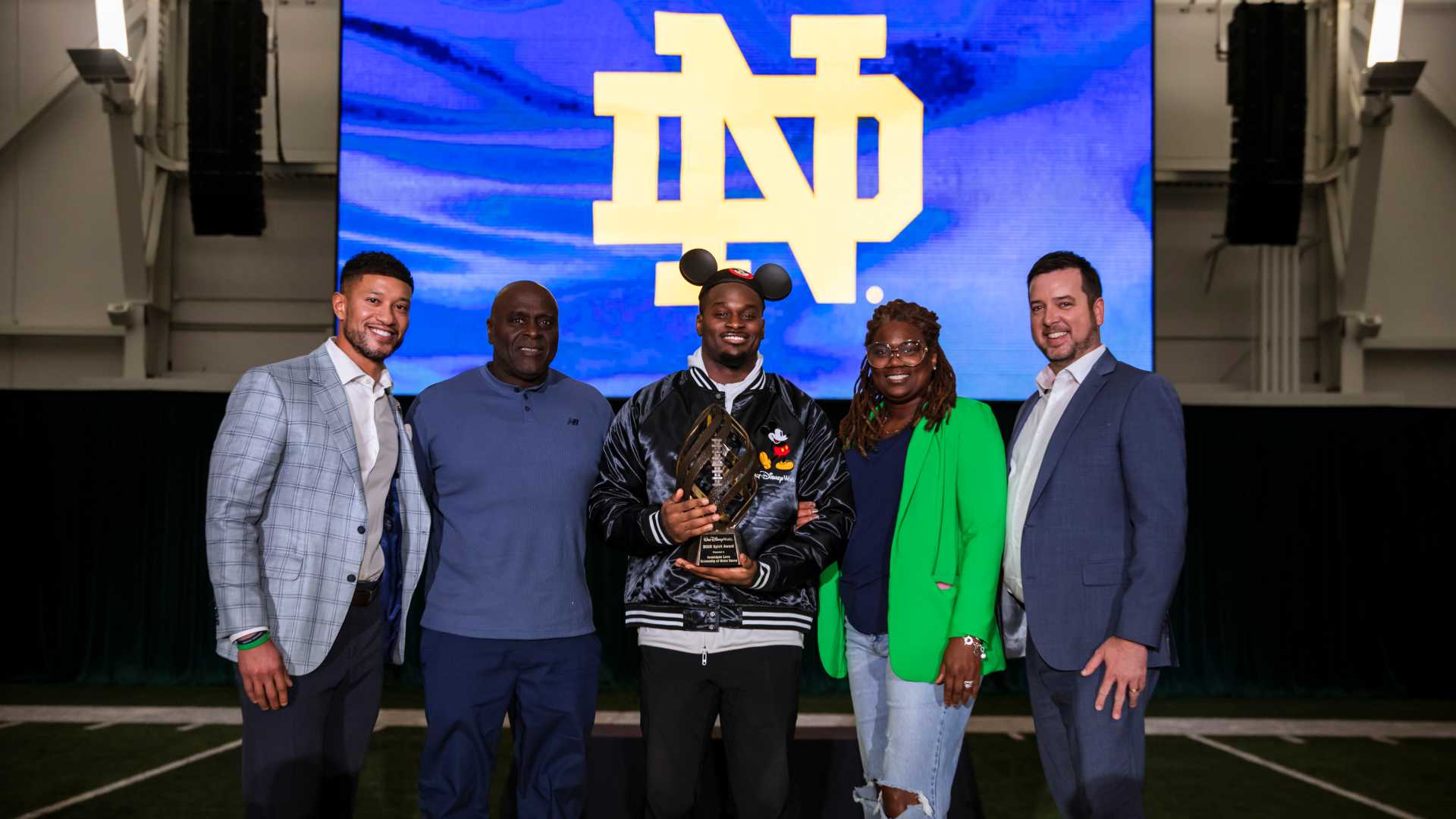 Notre Dame Running Back Jeremiyah Love Wins 2025 Disney Spirit Award for Inspirational Neurodivergent Story