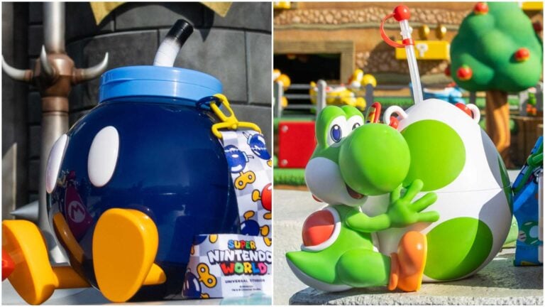 EPIC Universe: Bring the Japan Merch Over! Bob-omb Popcorn Bucket and Yoshi Sipper!