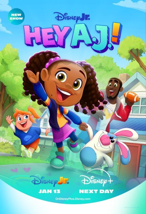 Disney Jr Announces Premiere Date for Hey AJ Inspired by Super Bowl Champion Martellus Bennett