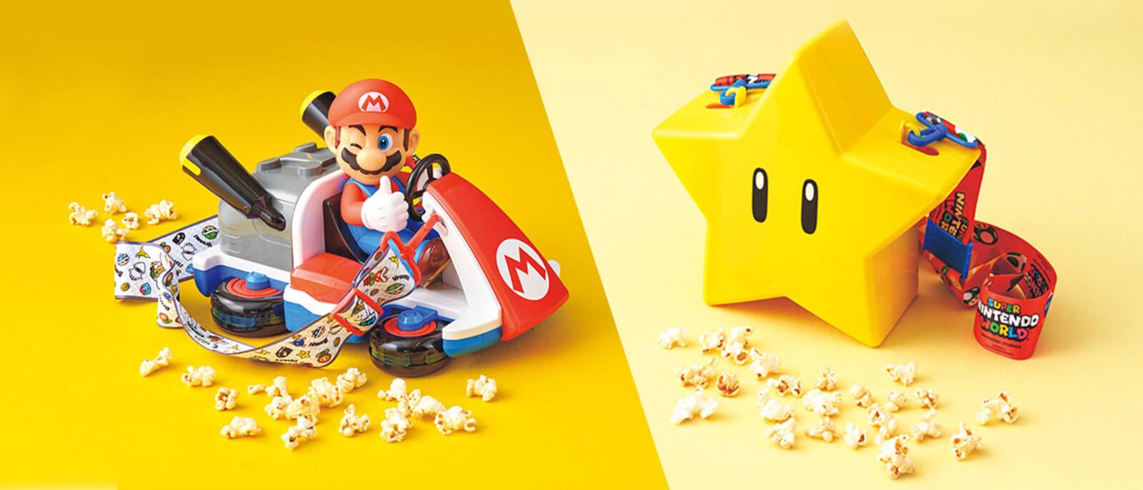 EPIC Universe Bring the Japan Merch Over Bob omb Popcorn Bucket and Yoshi Sipper