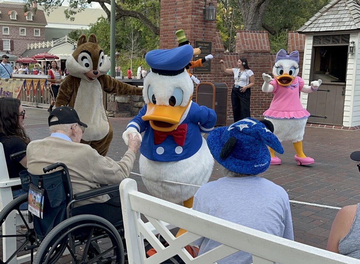 WWII Veteran Celebrates 101st Birthday at Magic Kingdom
