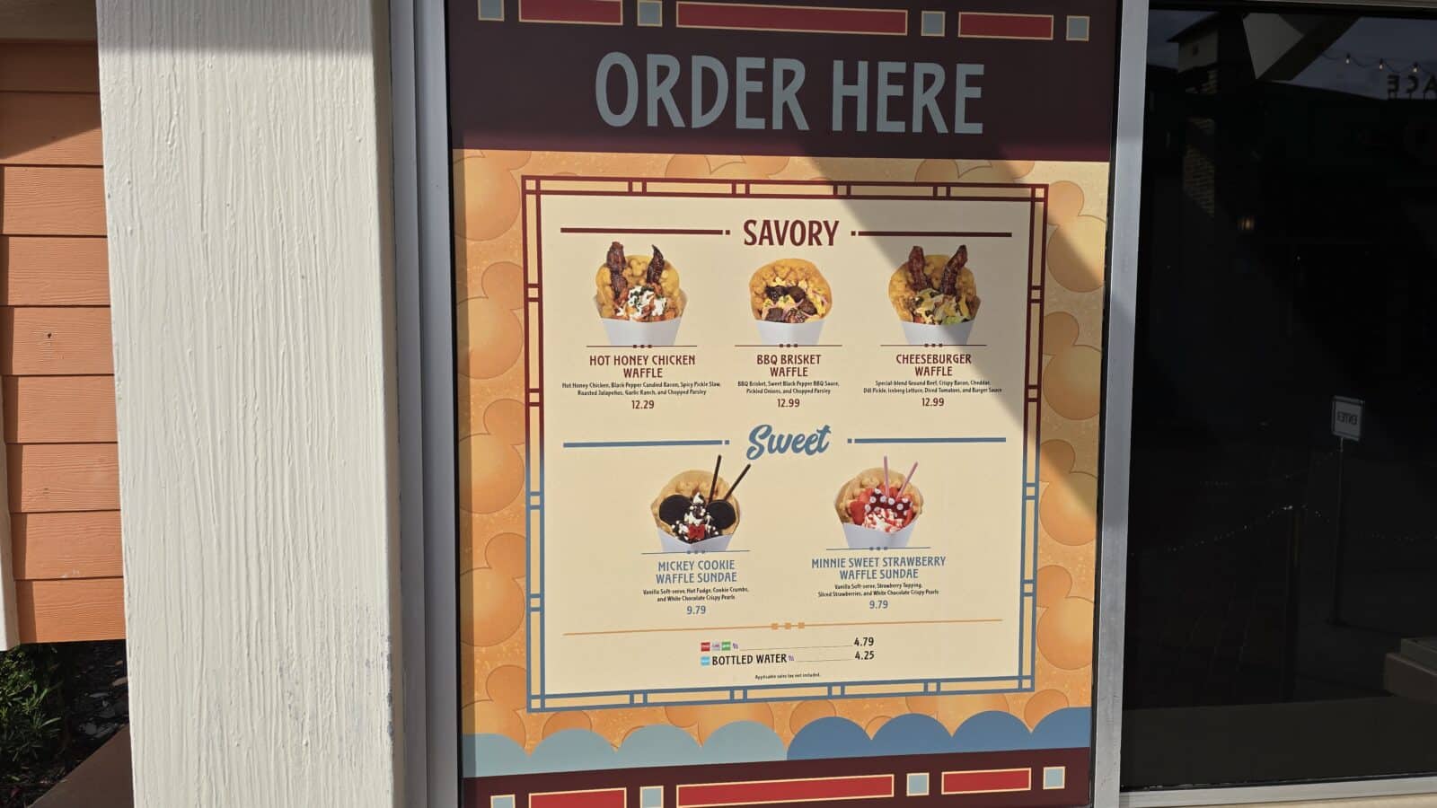 Marketplace Snacks Reopens with New Savory Mickey Bubble Waffles