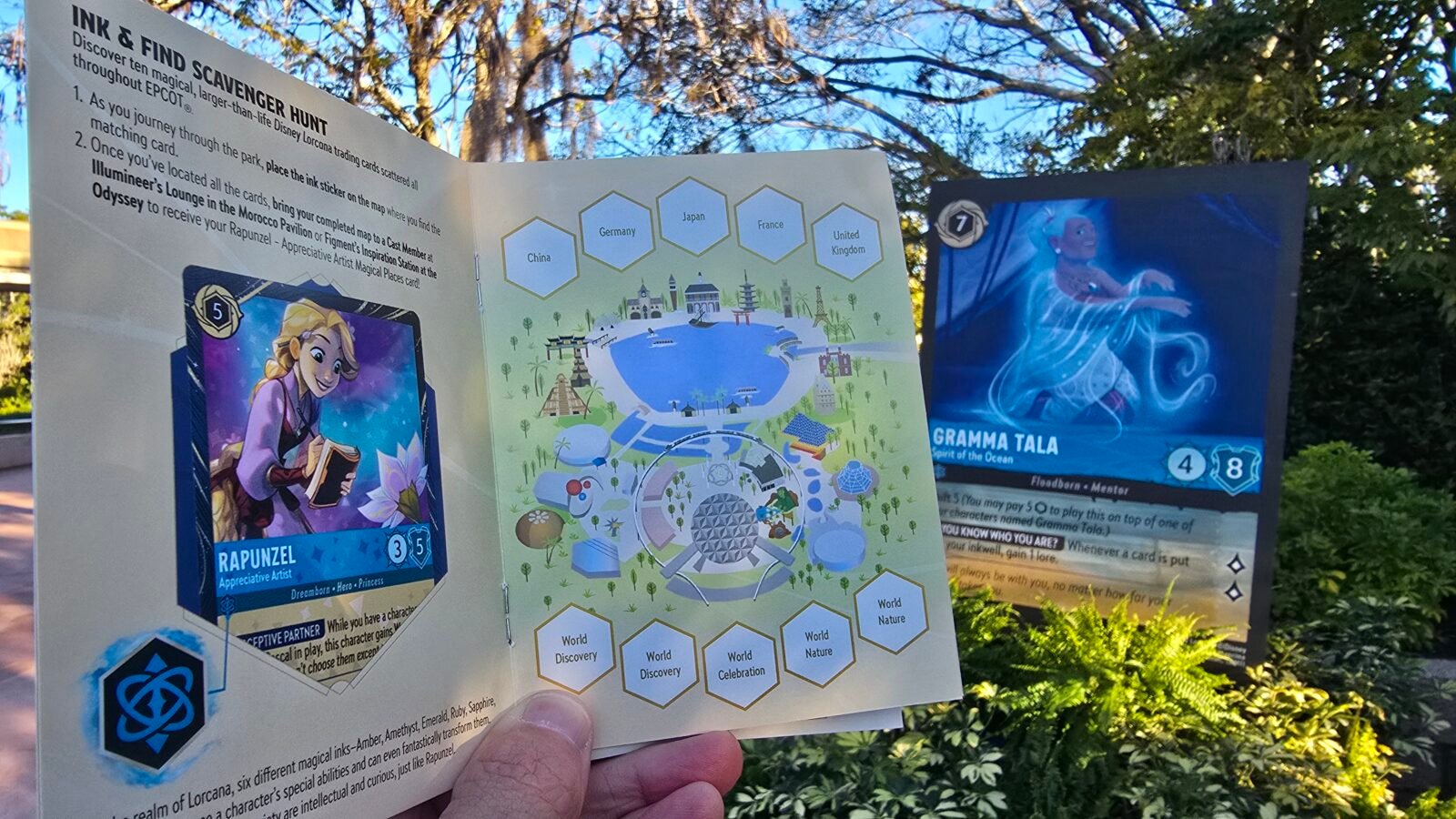 Disney Lorcana Card Epcot Gramma Tala