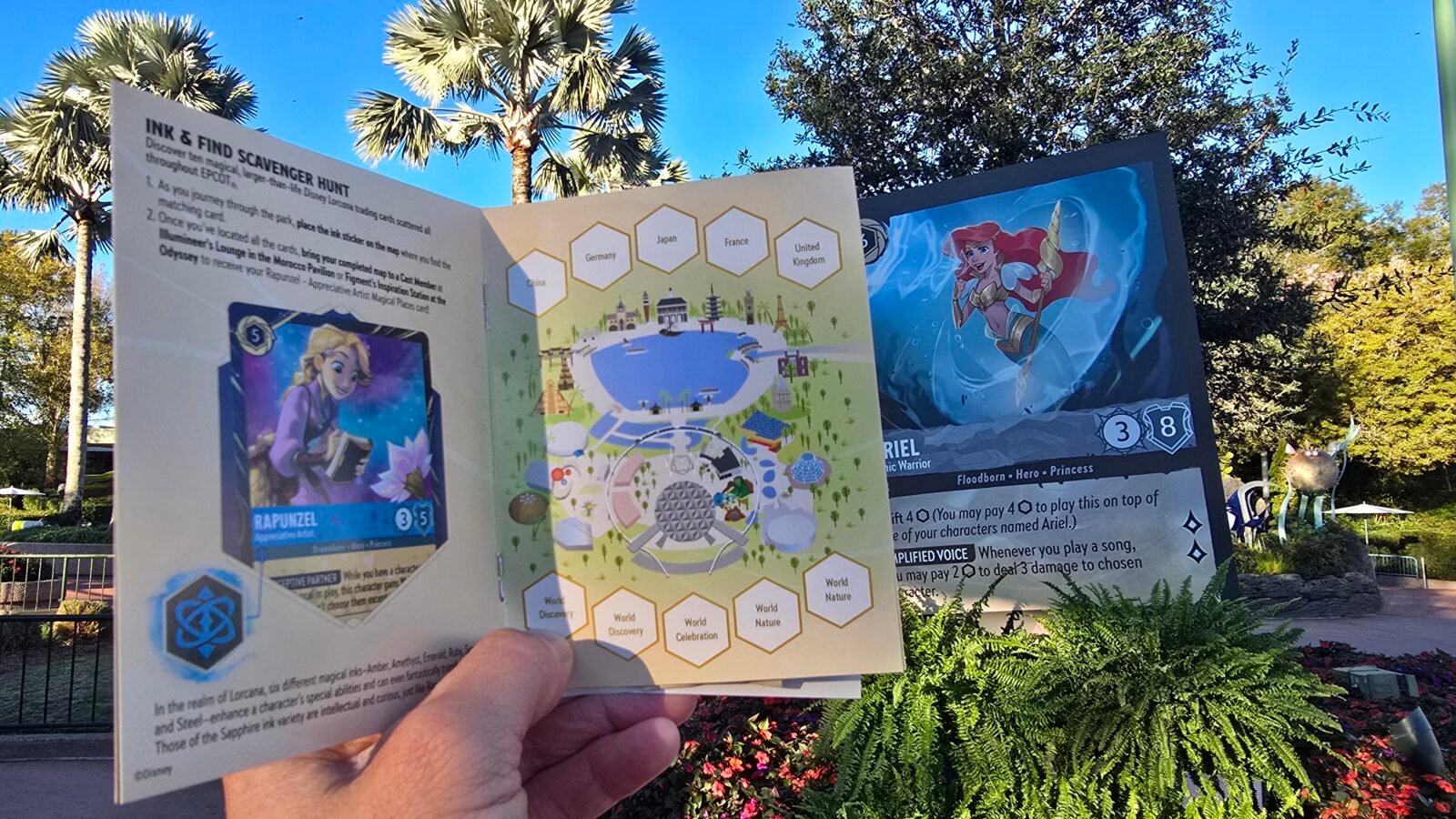 Disney Lorcana Card Epcot Ariel