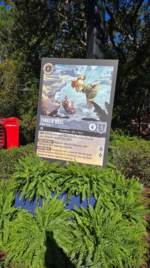 Disney Lorcana Card Epcot Tinker Bell