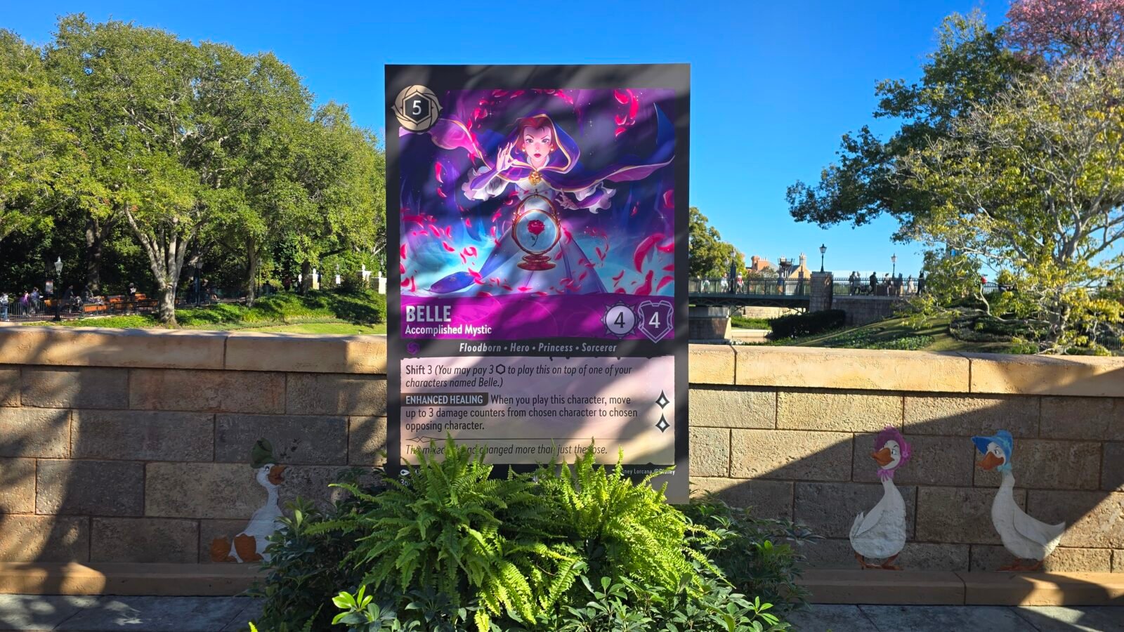 Disney Lorcana Card Epcot Belle