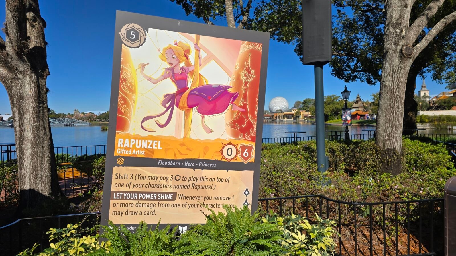 Disney Lorcana Card Epcot Rapunzel