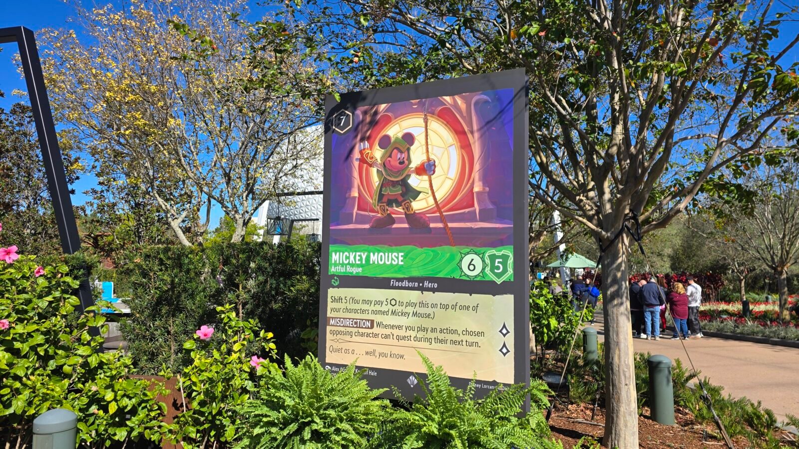 Disney Lorcana Card Epcot Mickey Mouse