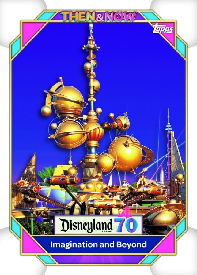 Then  Now Topps Disneyland 70th