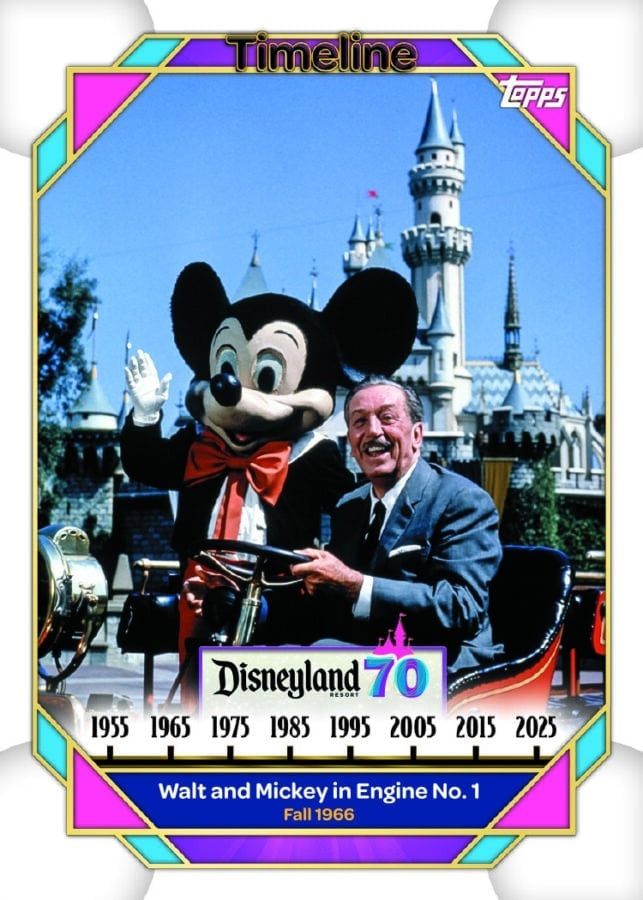 Timeline Topps Disneyland 70th
