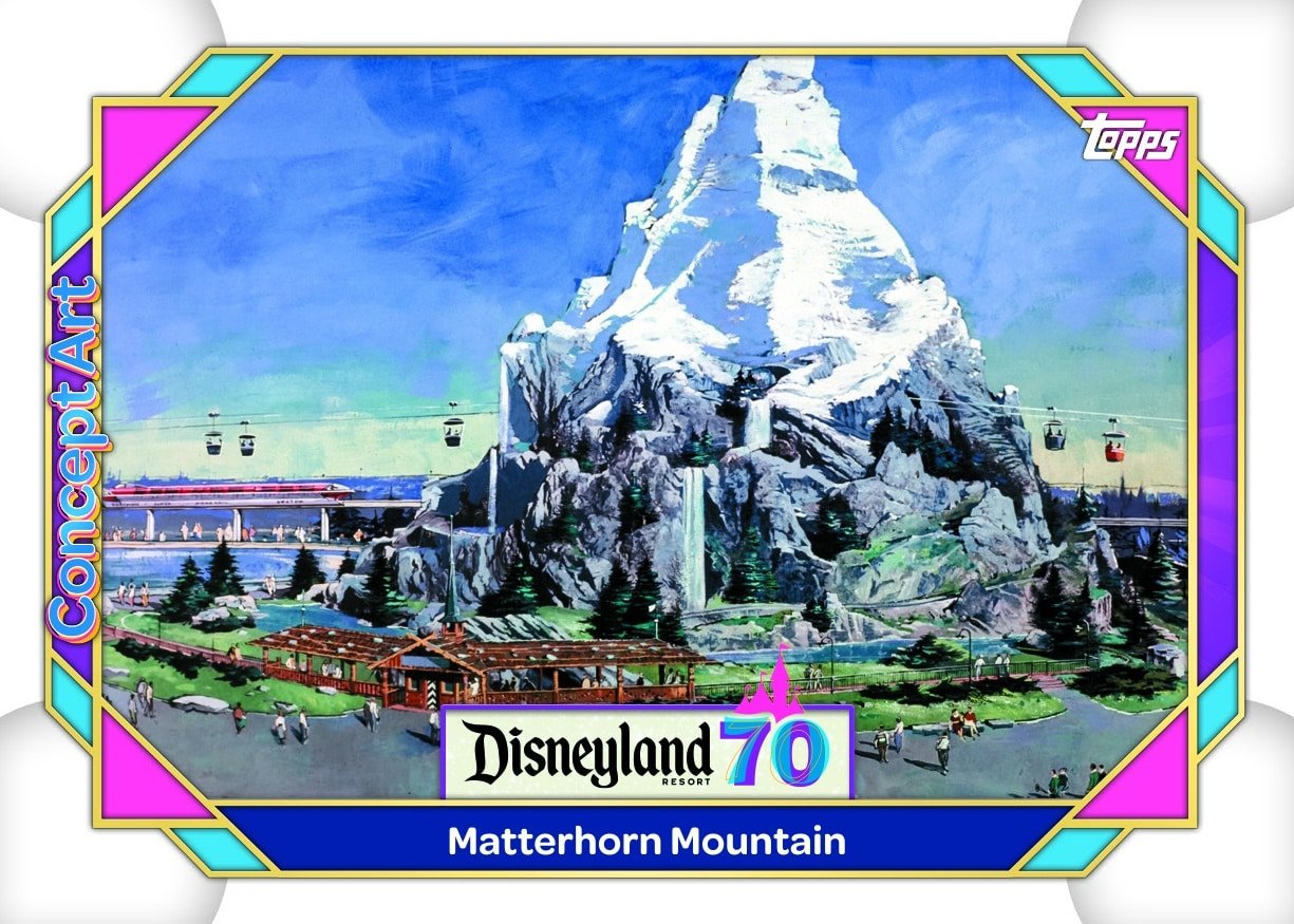 Concept Arts Topps Disneyland 70th